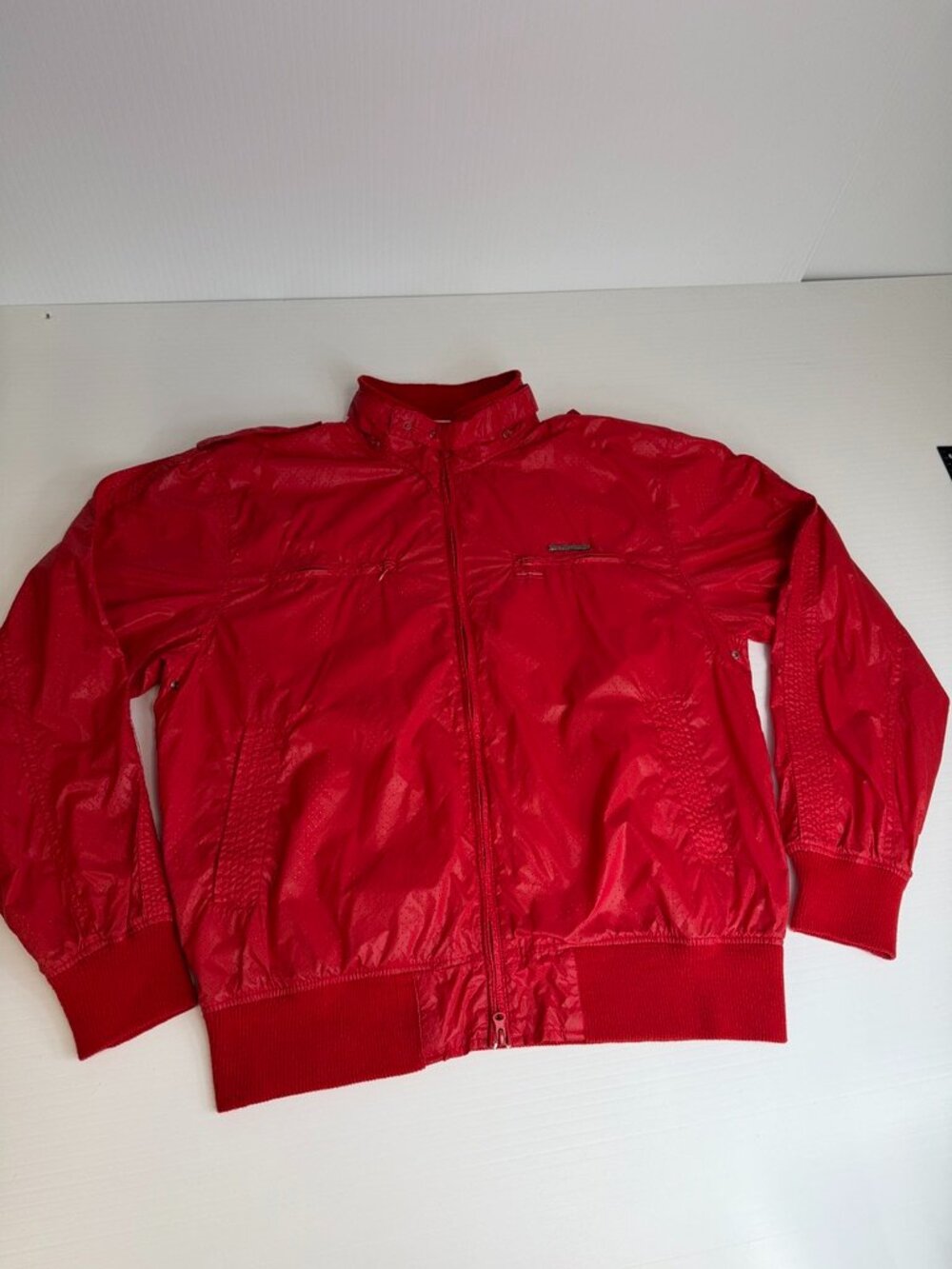 Live Mechanics Jacket Men XXL Bomber Perforated Light Spell Street Work Party Go